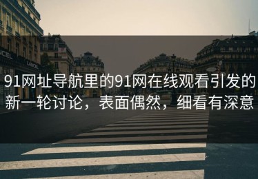 91网址导航里的91网在线观看引发的新一轮讨论，表面偶然，细看有深意