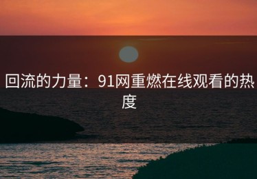 回流的力量：91网重燃在线观看的热度