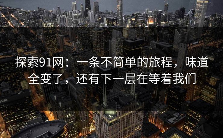 探索91网：一条不简单的旅程，味道全变了，还有下一层在等着我们