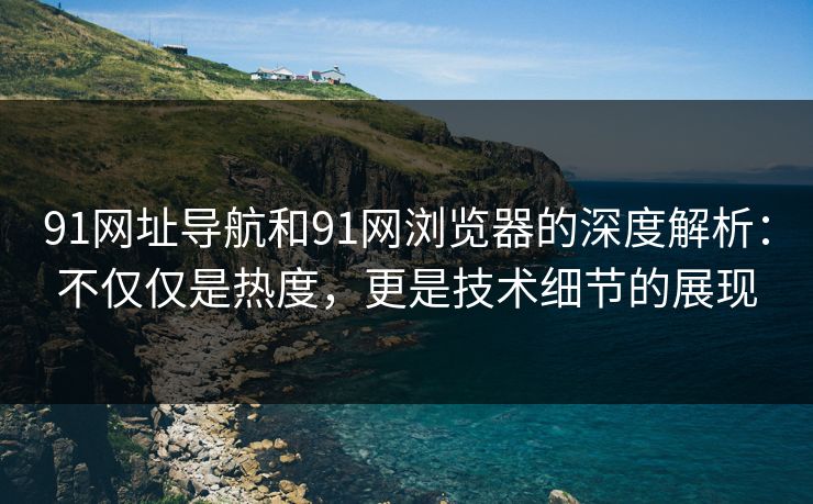 91网址导航和91网浏览器的深度解析：不仅仅是热度，更是技术细节的展现
