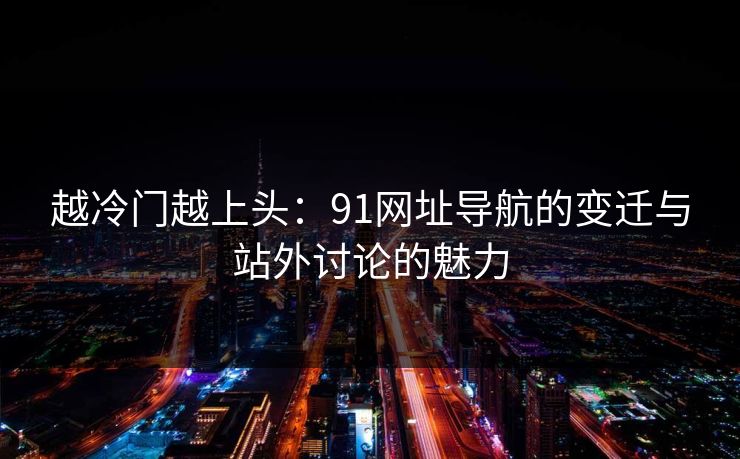 越冷门越上头：91网址导航的变迁与站外讨论的魅力